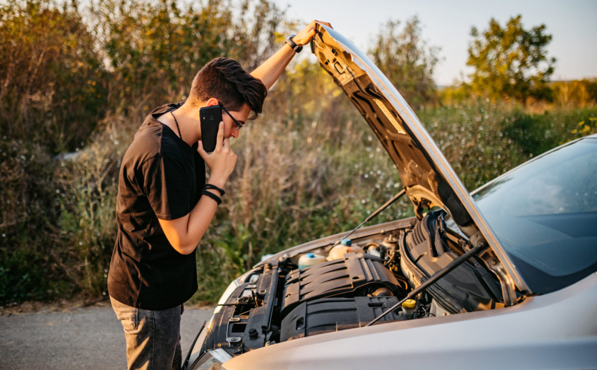 Calling roadside assistance