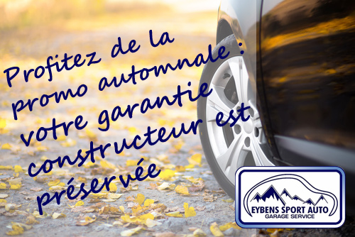 Promo automnale 2